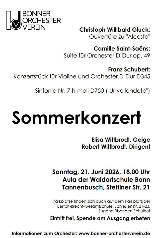 Sommerkonzert 2026